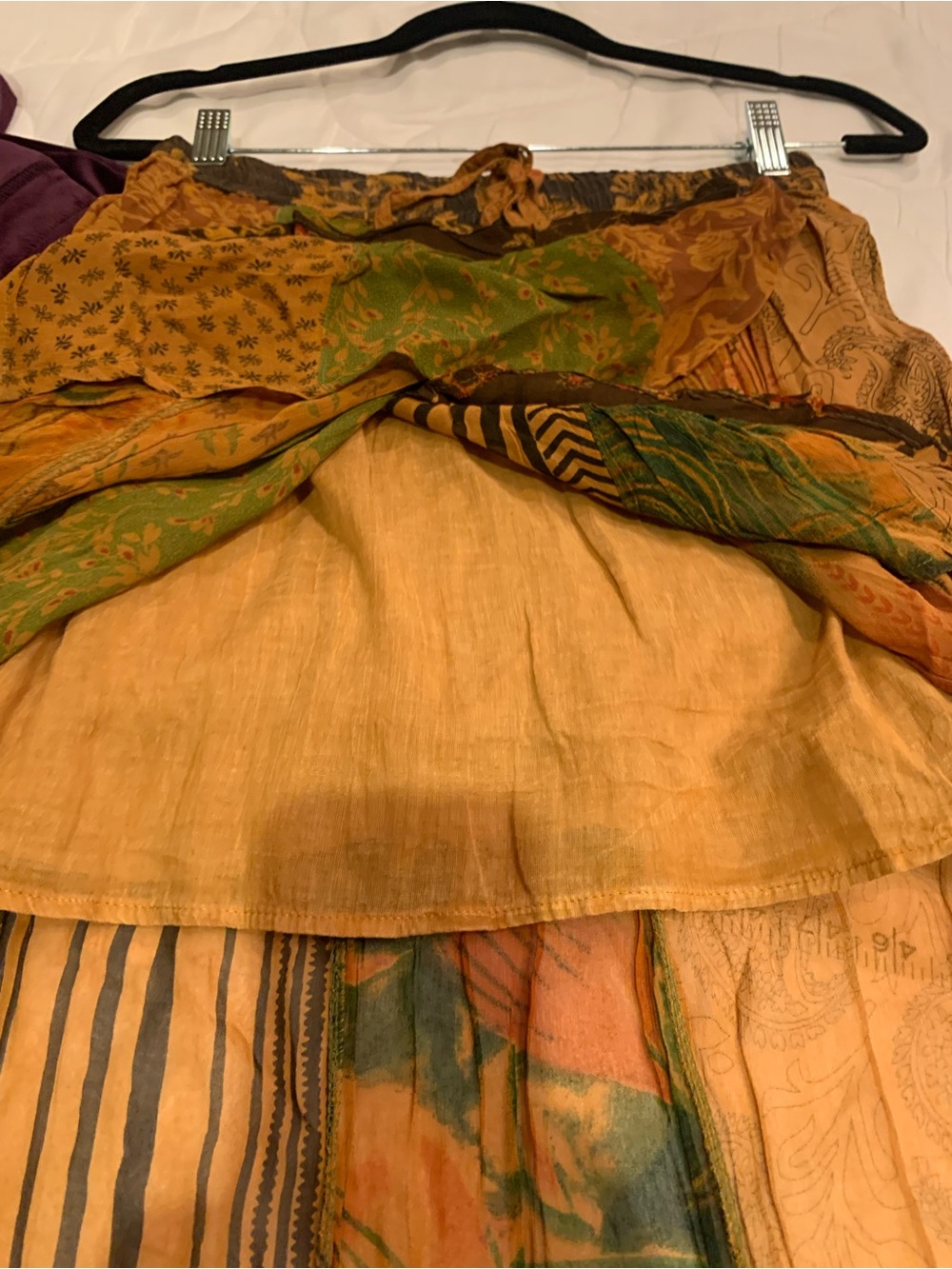 Boho High-Low Patchwork Skirt - Picture 6 of 8